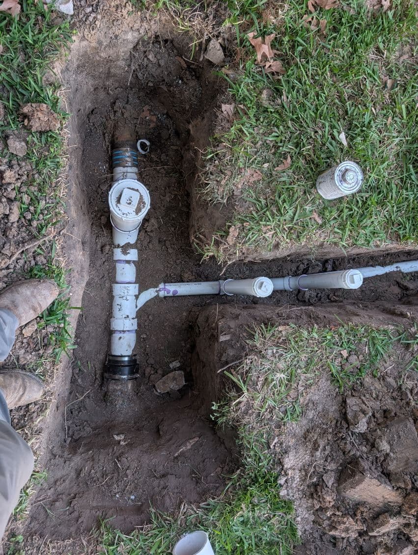 Kitchen Sink Drain Reroute to Main Sewer image